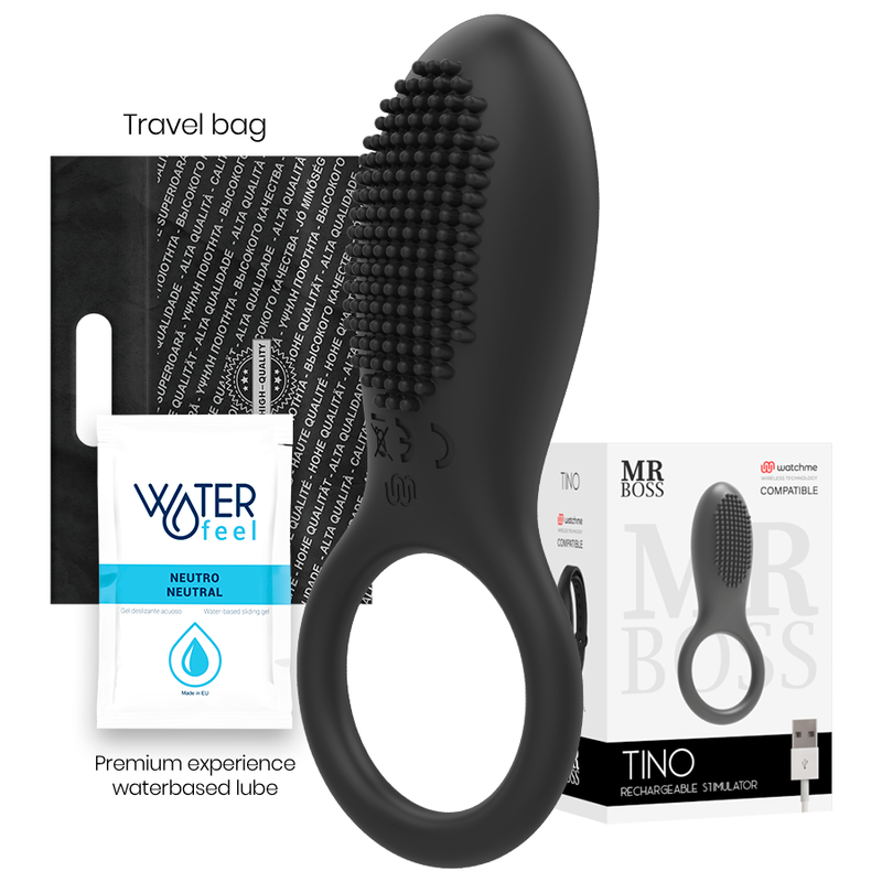 Mr Boss Tino Stimulator Ring Compatible With Watchme Wireless Technology | Niks.fi verkkokauppa
