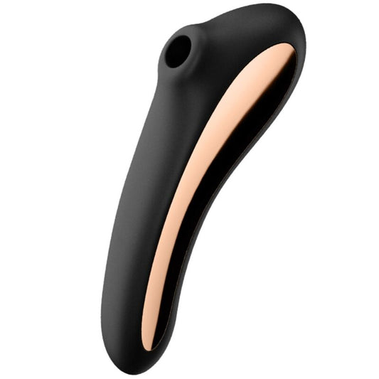 Satisfyer Dual Kiss Air Pulse - Musta vibraattori | Niks.fi verkkokauppa
