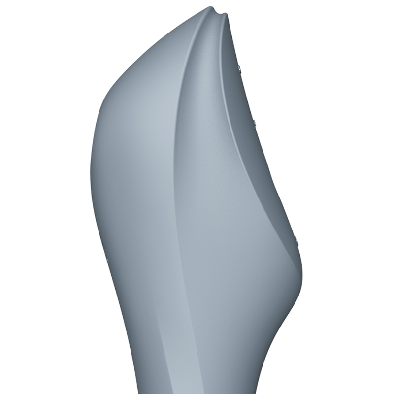 Satisfyer Curvy Trinity 3 Air Pulse Vibrator Grey | Niks.fi verkkokauppa