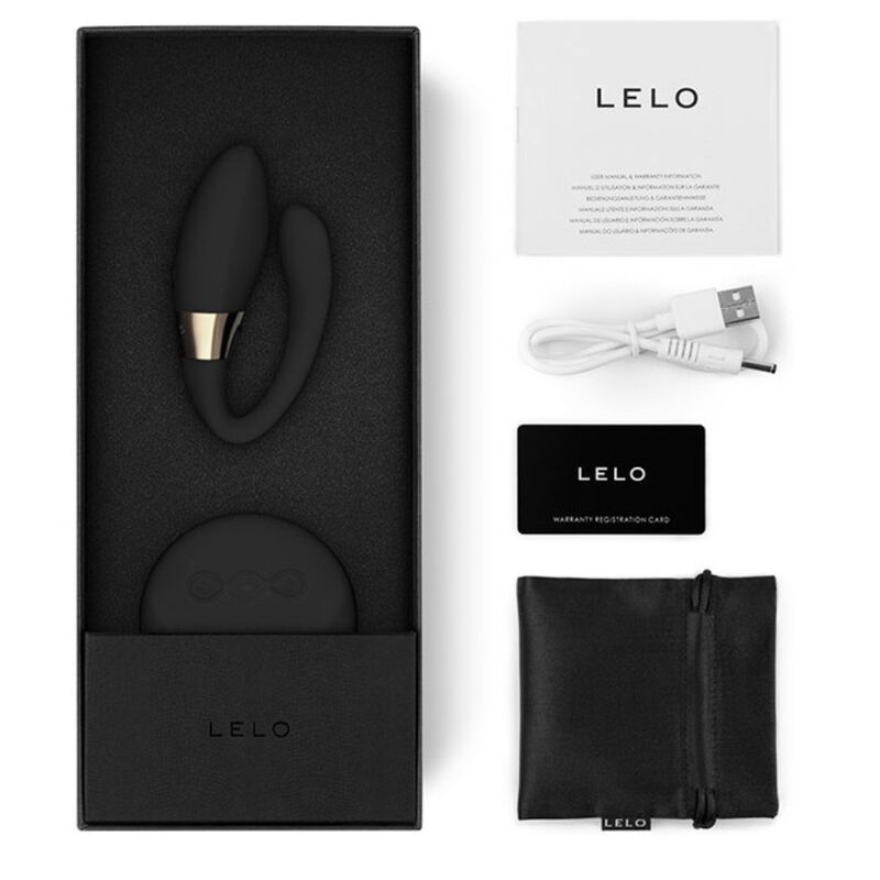 Lelo Tiani Duo Black Couples Massager | Niks.fi verkkokauppa