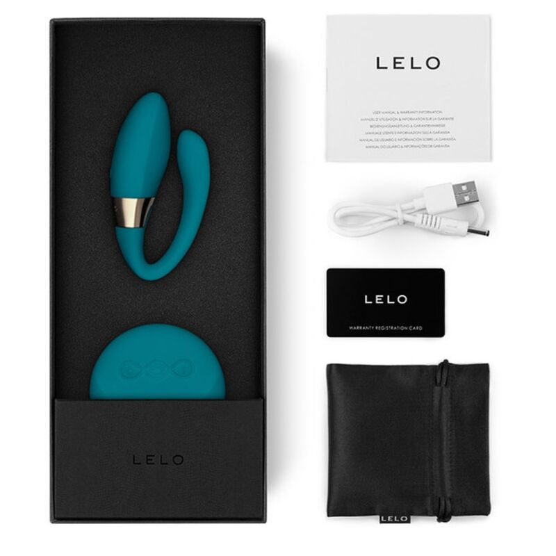 Lelo Tiani Duo Blue Couples Massager | Niks.fi verkkokauppa