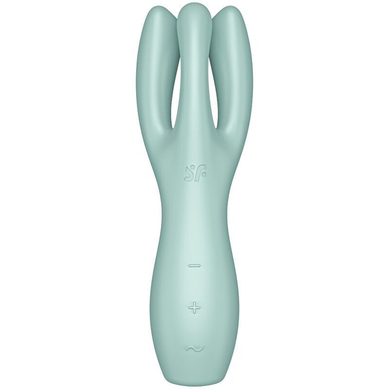 Satisfyer Threesome 3 Vibrator Mint | Niks.fi verkkokauppa