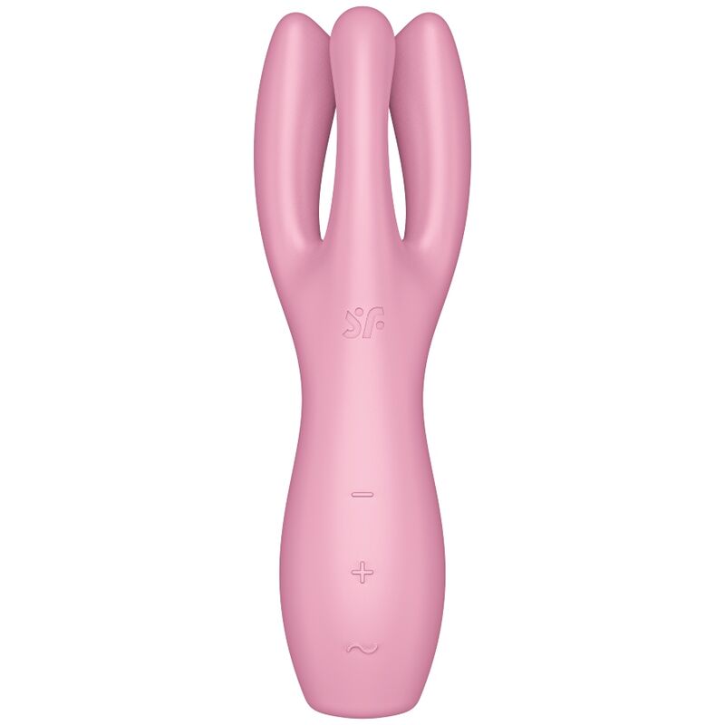 Satisfyer Threesome 3 Vibrator Pink | Niks.fi verkkokauppa