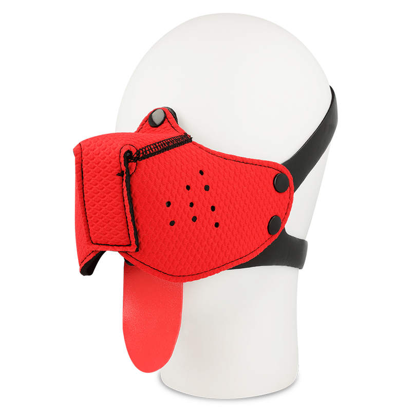 Ohmama Fetish Dog Muzzle Red | Niks.fi verkkokauppa