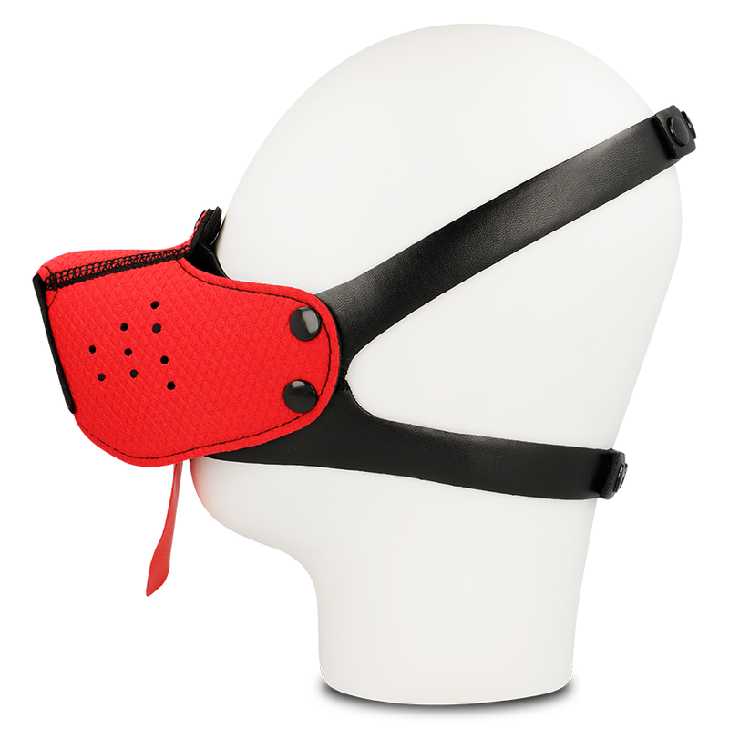 Ohmama Fetish Dog Muzzle Red | Niks.fi verkkokauppa
