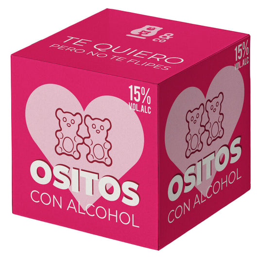 Osito & Co Gummy Bears With Alcohol Gin & Strawberry | Niks.fi verkkokauppa