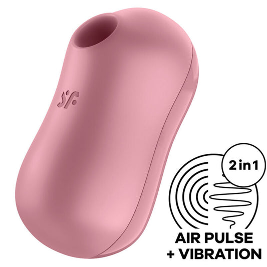 Satisfyer Cotton Candy Air Pulse Stimulator & Vibrator Pink | Niks.fi verkkokauppa