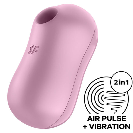 Satisfyer Cotton Candy Air Pulse Stimulator & Vibrator Lilac | Niks.fi verkkokauppa