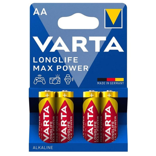 Varta Max Power Alkaline Battery Aa Lr6 4 Unit | Niks.fi verkkokauppa