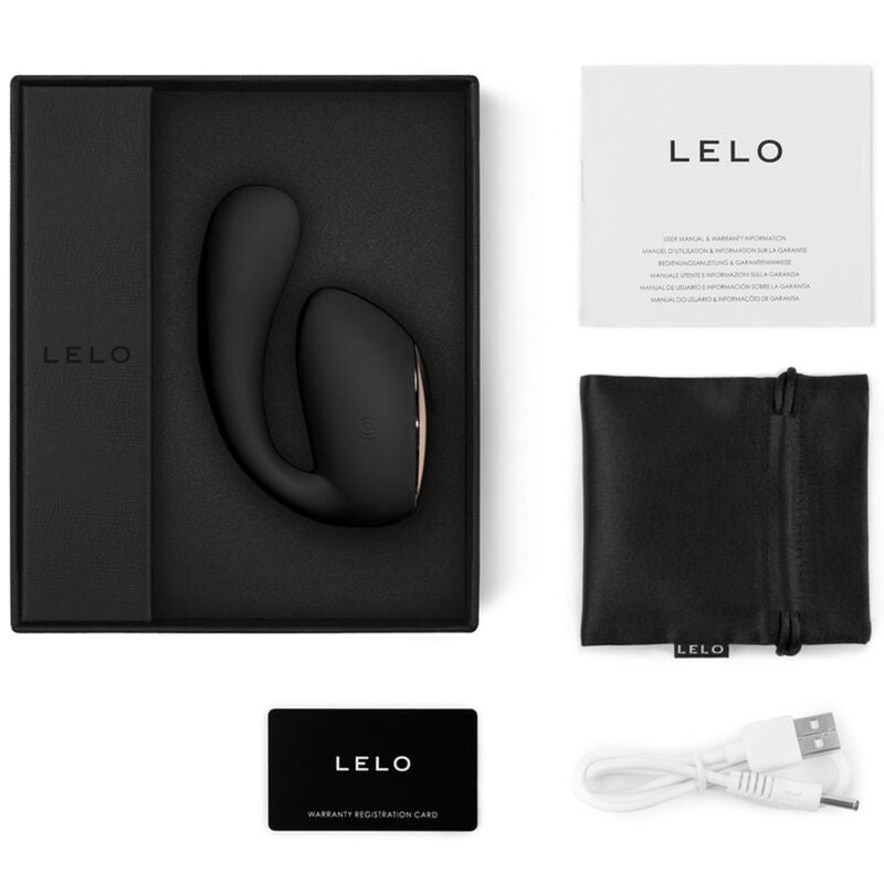 Lelo Ida Wave Couples Massager Black | Niks.fi verkkokauppa