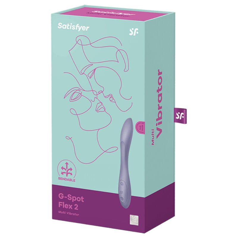 Satisfyer G-Spot Flex 2 Multi Vibrator Purple | Niks.fi verkkokauppa