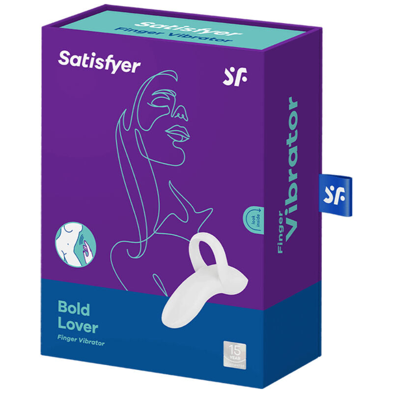 Satisfyer Bold Lover Sormivibraattori - Valkoinen | Niks.fi verkkokauppa