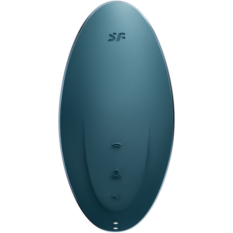 Satisfyer Vulva Lover 1 Air Pulse Stimulator & Vibrator Blue | Niks.fi verkkokauppa