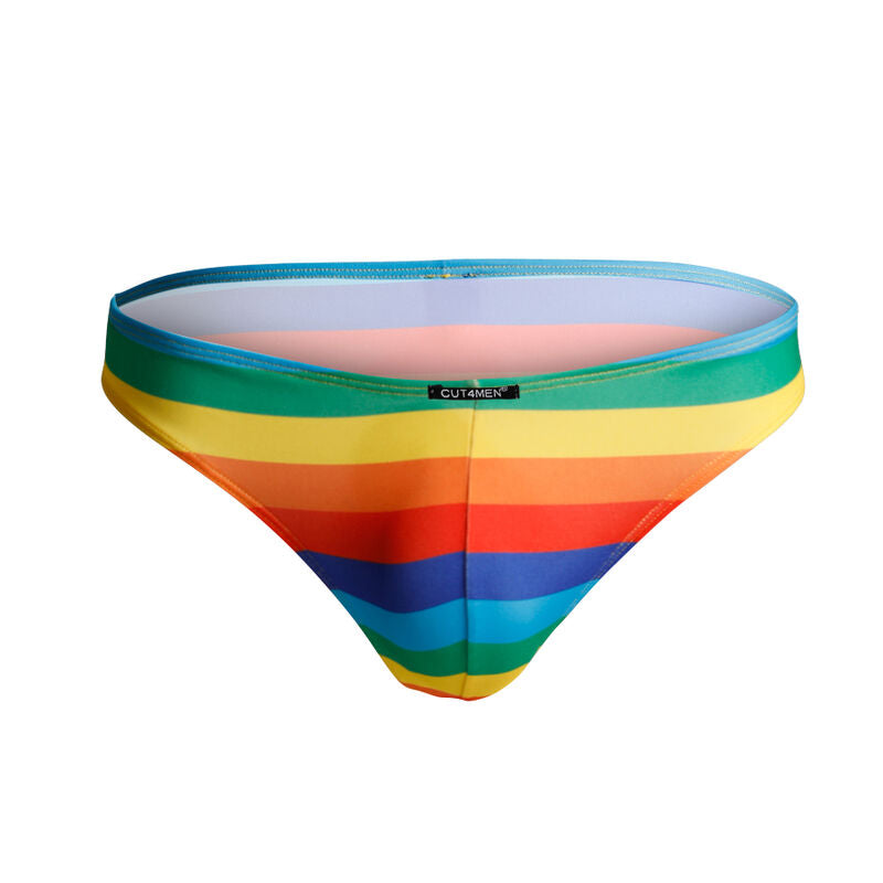 Cut4Men Low Rise Brief Rainbow L | Niks.fi verkkokauppa
