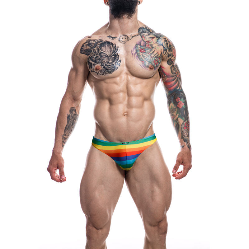 Cut4Men Low Rise Brief Rainbow L | Niks.fi verkkokauppa