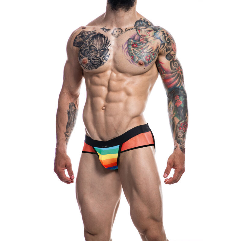 Cut4Men Jockstrap Rainbow L | Niks.fi verkkokauppa
