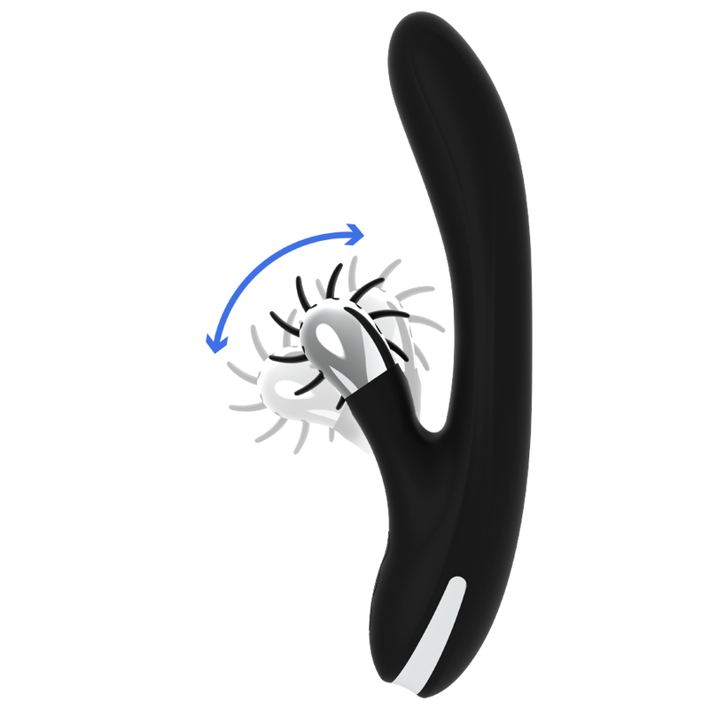 Black&Silver Bunny Johnny Vibrating Vibe | Niks.fi verkkokauppa