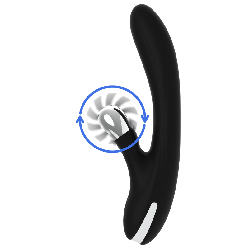 Black&Silver Bunny Johnny Vibrating Vibe | Niks.fi verkkokauppa