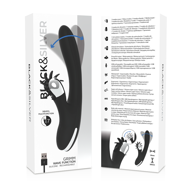 Black&Silver Bunny Grimm Wave Function | Niks.fi verkkokauppa