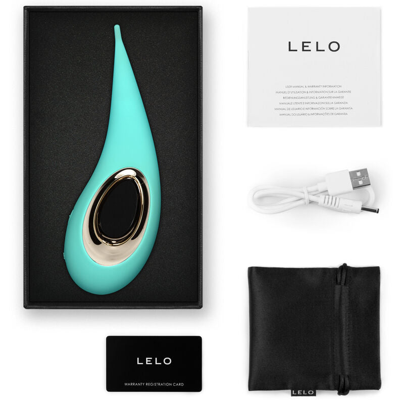 Lelo Dot Clitoris Stimulator Aqua Green | Niks.fi verkkokauppa