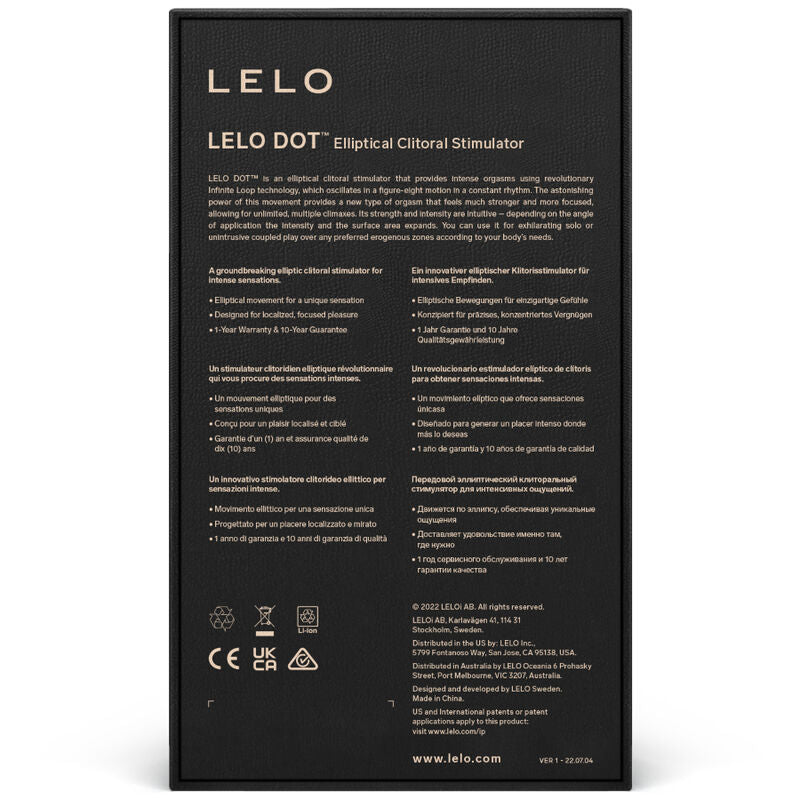 Lelo Dot Clitoris Stimulator Lilac | Niks.fi verkkokauppa