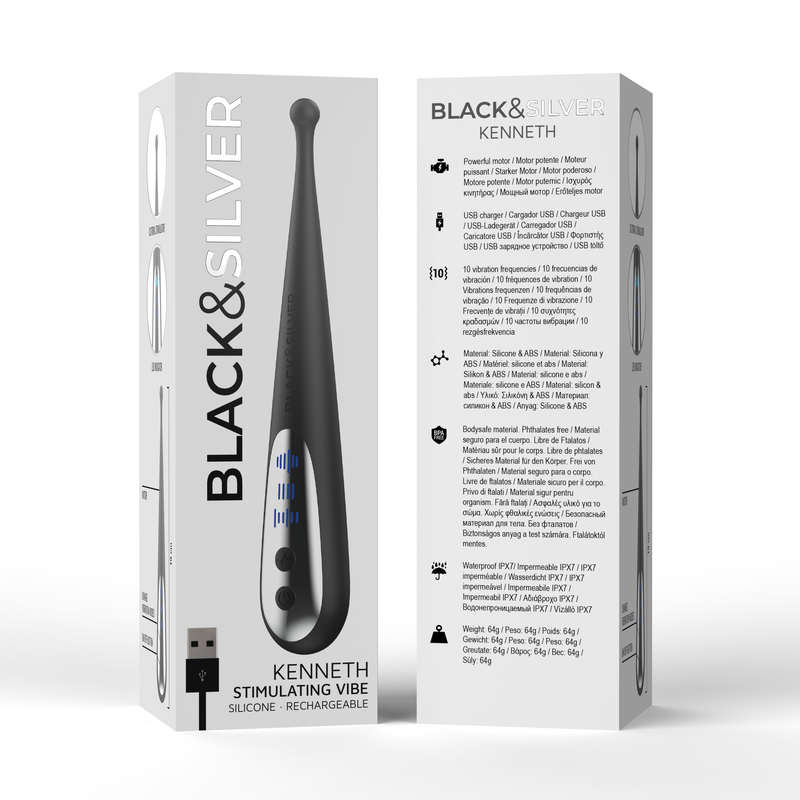 Black&Silver Kenneth Stimulating Vibe | Niks.fi verkkokauppa