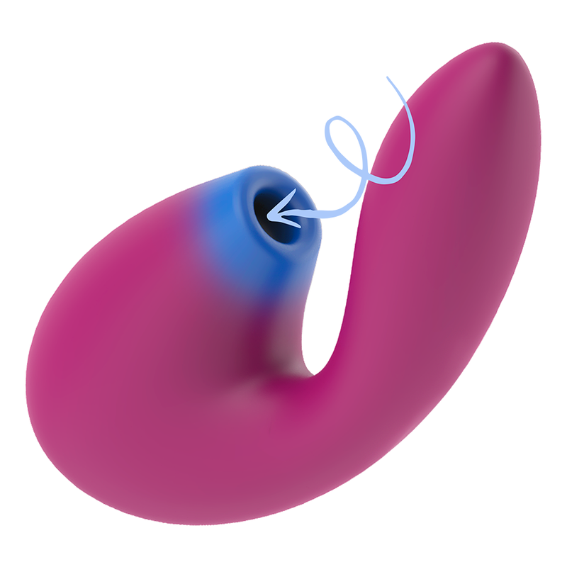 Coverme Clitoral Suction & Powerful G-Spot Rush Vibrator | Niks.fi verkkokauppa