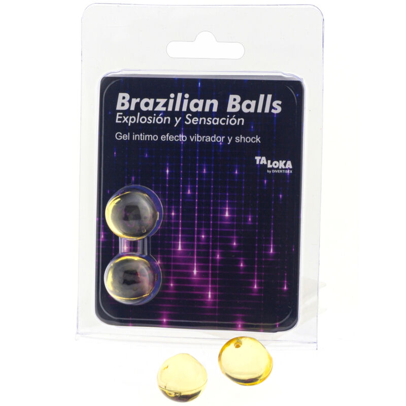 Taloka 2 Brazilian Balls Vibrating & Shock Effect Exciting Gel | Niks.fi verkkokauppa