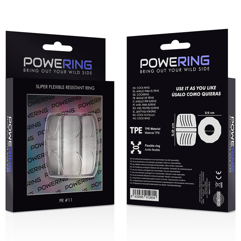 Powering Super Flexible And Resistant Penis Ring 5 Cm Pr11 Clear | Niks.fi verkkokauppa