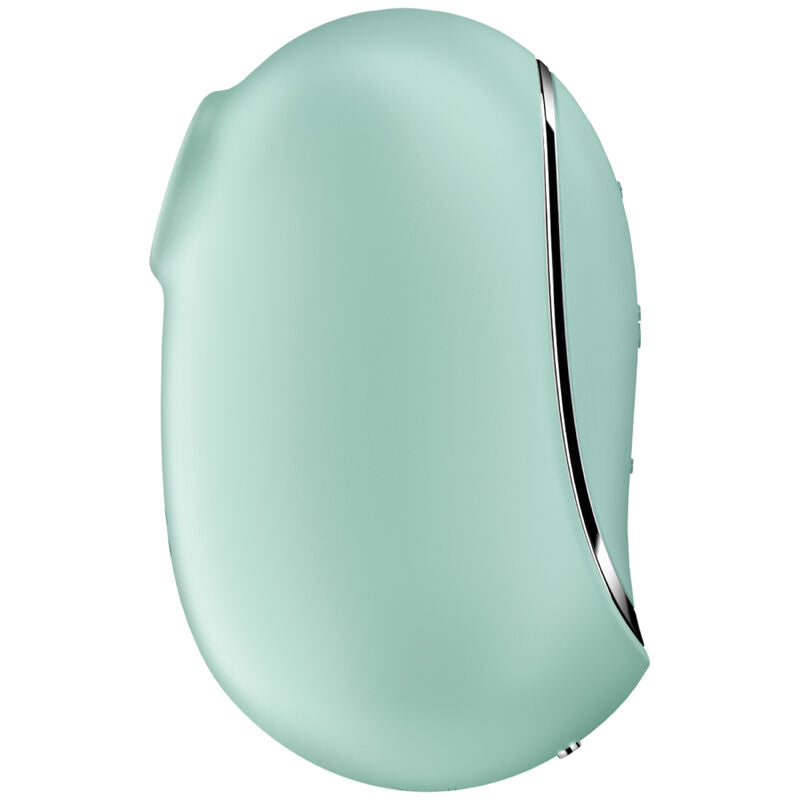 Satisfyer Pro To Go 2 Double Air Pulse Stimulator & Vibrator Green | Niks.fi verkkokauppa