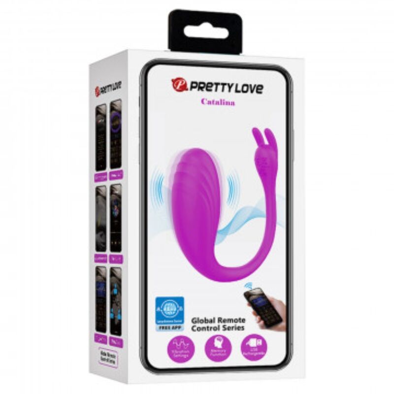 Pretty Love Catalina Massager Free App Lilac | Niks.fi verkkokauppa