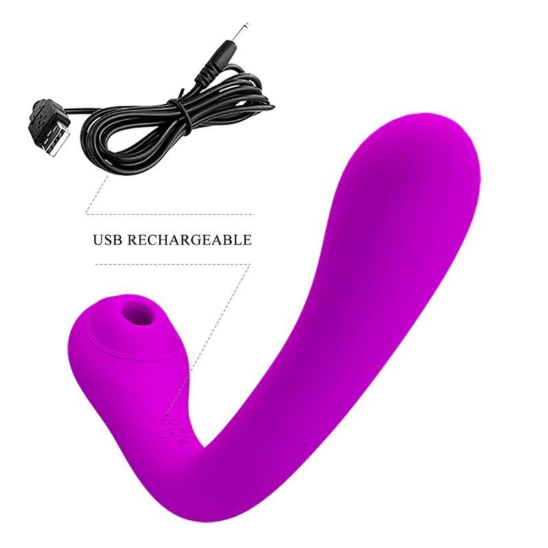 Pretty Love Alex Vibrator And Clitoris Sucker Lilac | Niks.fi verkkokauppa
