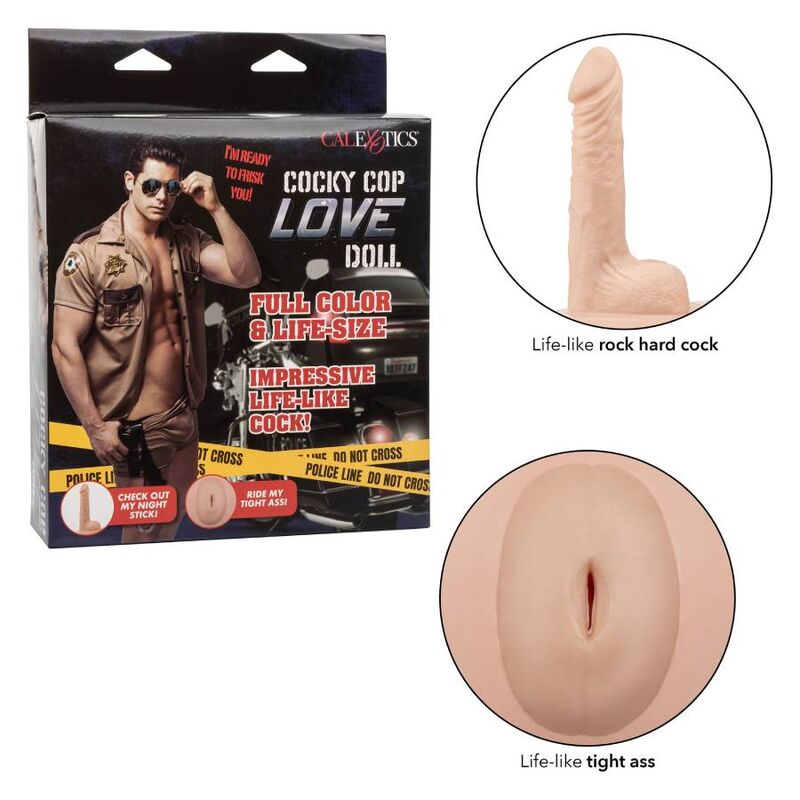 Calexotics Cocky Cop Love Doll | Niks.fi verkkokauppa