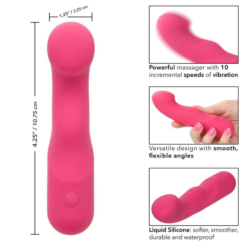 Pixies Curvy G-piste vibraattori Pinkki | Niks.fi verkkokauppa