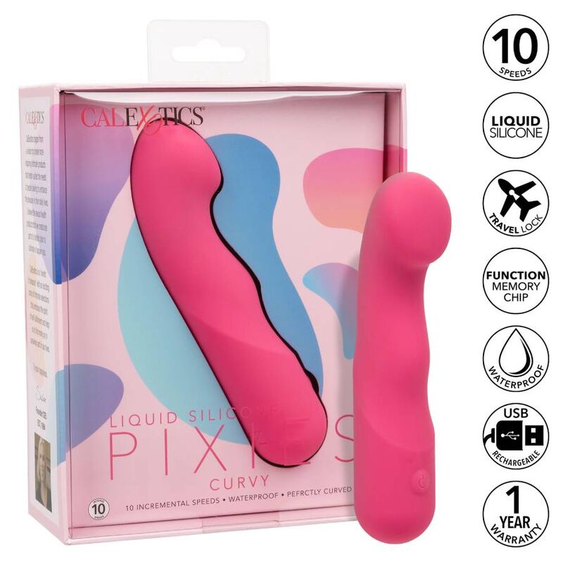 Pixies Curvy G-piste vibraattori Pinkki | Niks.fi verkkokauppa
