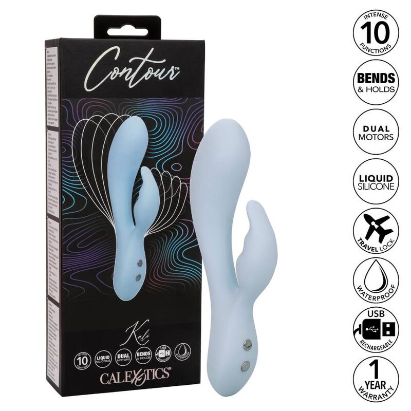Contour Kali Rabbit vibraattori Sininen | Niks.fi verkkokauppa