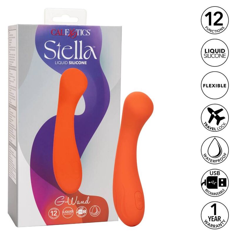 Calexotics Stella G-Wand Orange | Niks.fi verkkokauppa