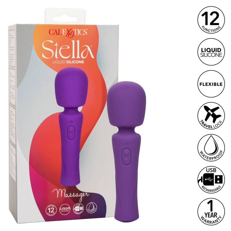 Calexotics Stella Massager Violet | Niks.fi verkkokauppa