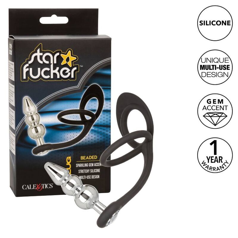 Calexotics Star Fucker Beaded Plug | Niks.fi verkkokauppa