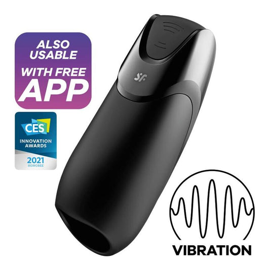 Miesten Satisfyer Vibration+ Musta | Niks.fi verkkokauppa