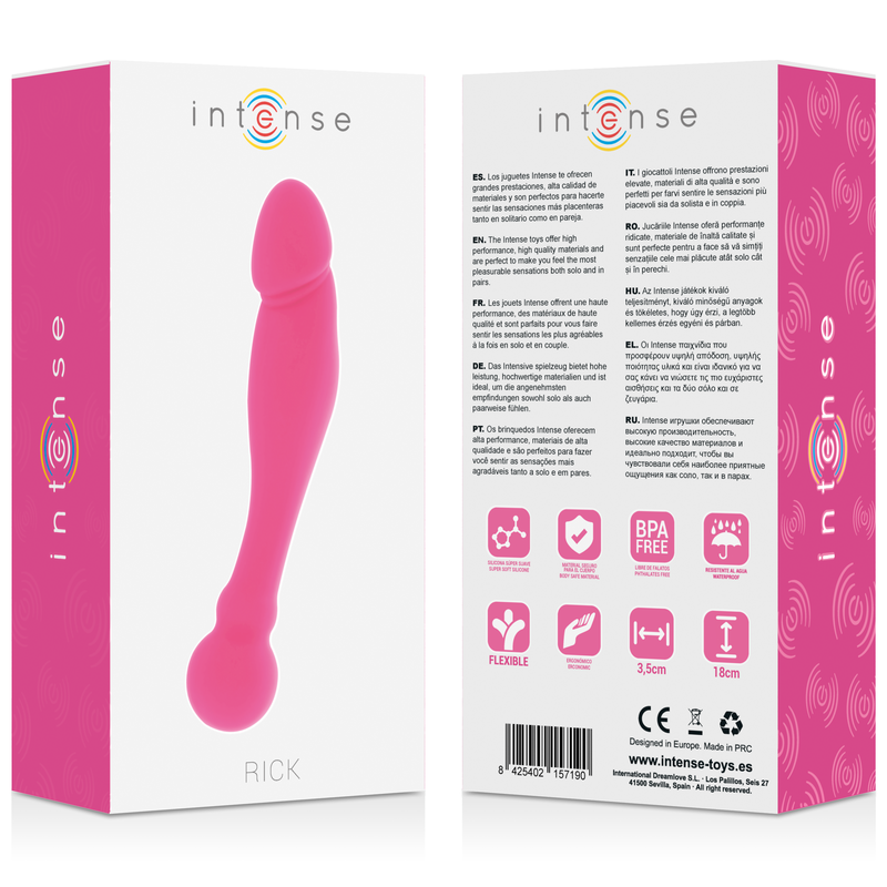 Intense Silicone Rick Dual Pink | Niks.fi verkkokauppa