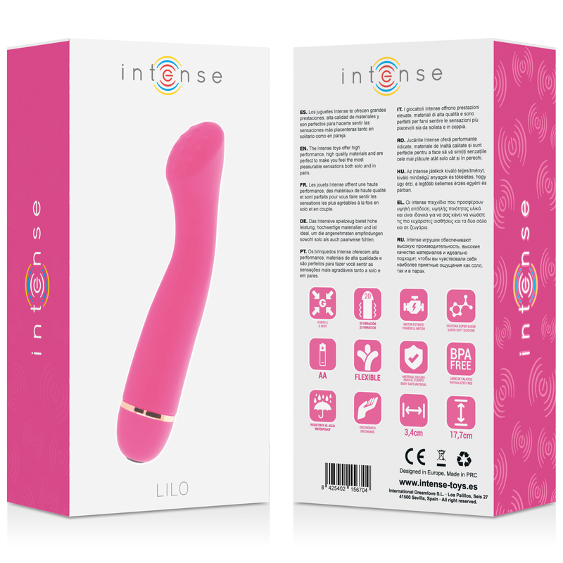 Intense Lilo 20 Speeds Silicone Pink | Niks.fi verkkokauppa