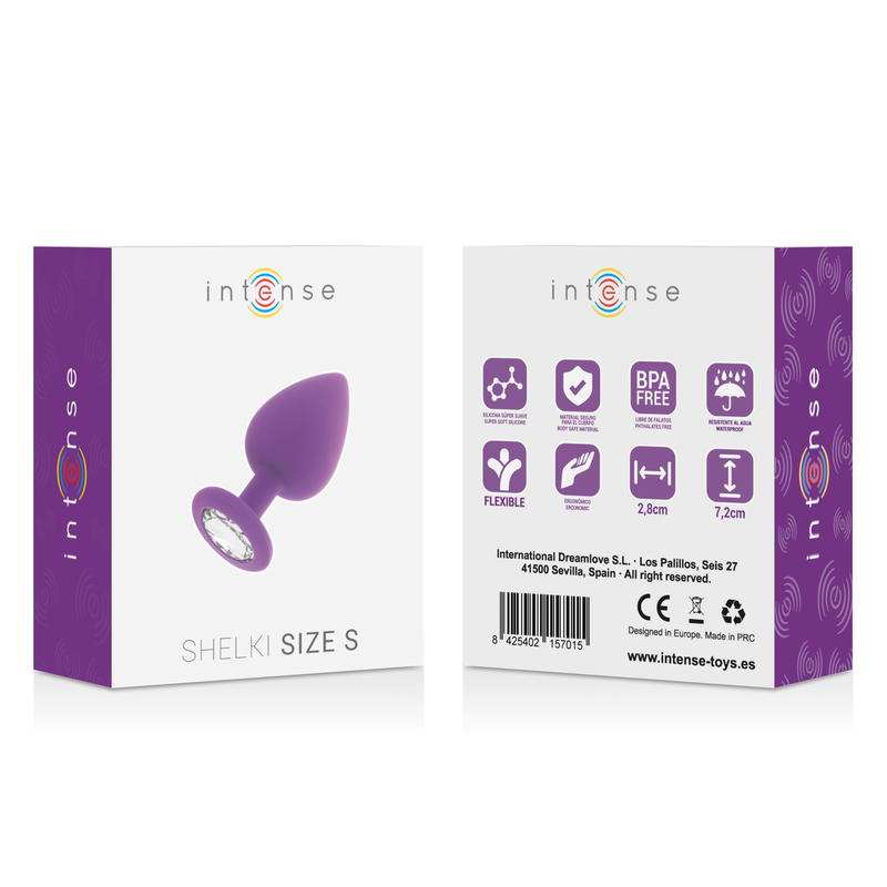 Intense Shelki S Plug Anal Lilac | Niks.fi verkkokauppa