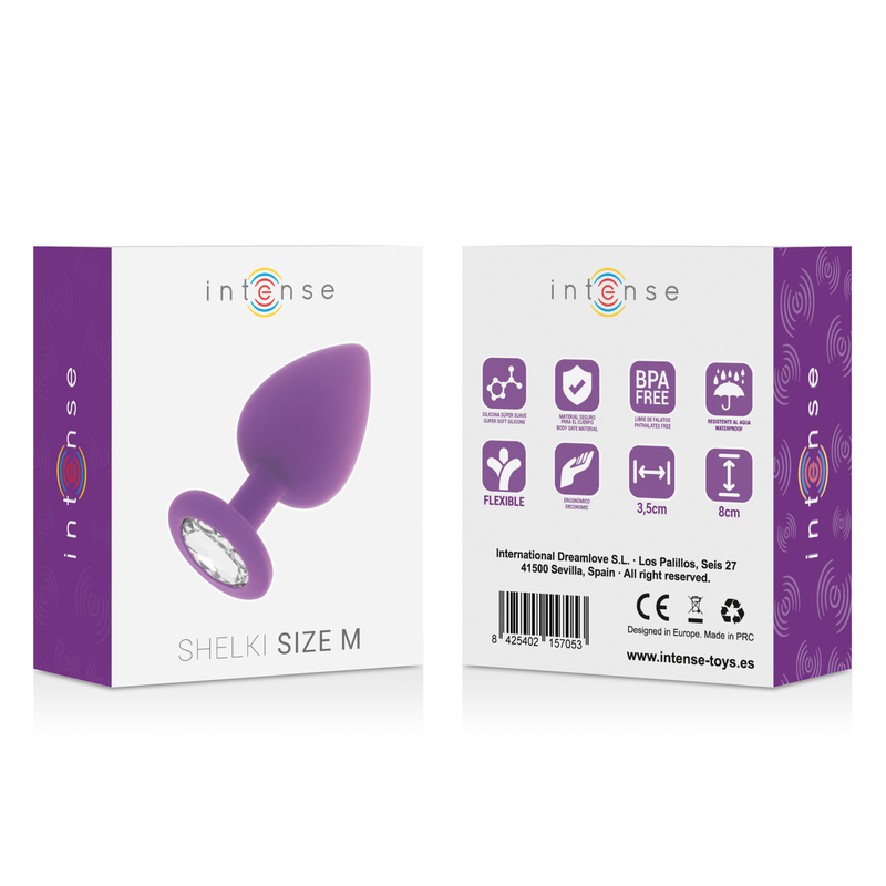 Intense Shelki M Anal Plug Lilac | Niks.fi verkkokauppa