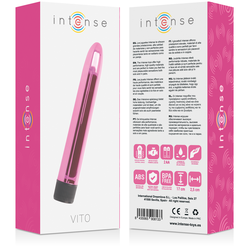 Intense Vito Vibrator Pink | Niks.fi verkkokauppa