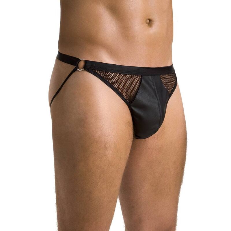Passion 034 Slip Open Luke Black S/M | Niks.fi verkkokauppa
