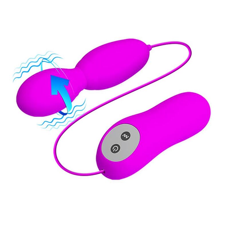 Pretty Love Vega Rotation And Vibration Massager 12 Fuchsia Functions | Niks.fi verkkokauppa
