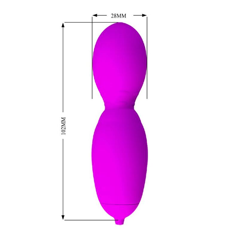Pretty Love Vega Rotation And Vibration Massager 12 Fuchsia Functions | Niks.fi verkkokauppa