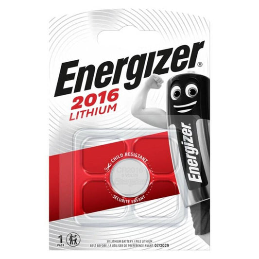 Energizer Battery Lithium Button Cr2016 3V 1 Unit | Niks.fi verkkokauppa