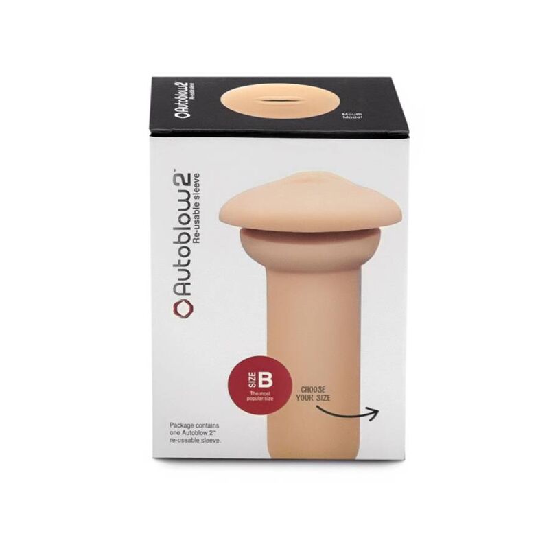 Autoblow 2+ Mouth Sleeve Size B | Niks.fi verkkokauppa